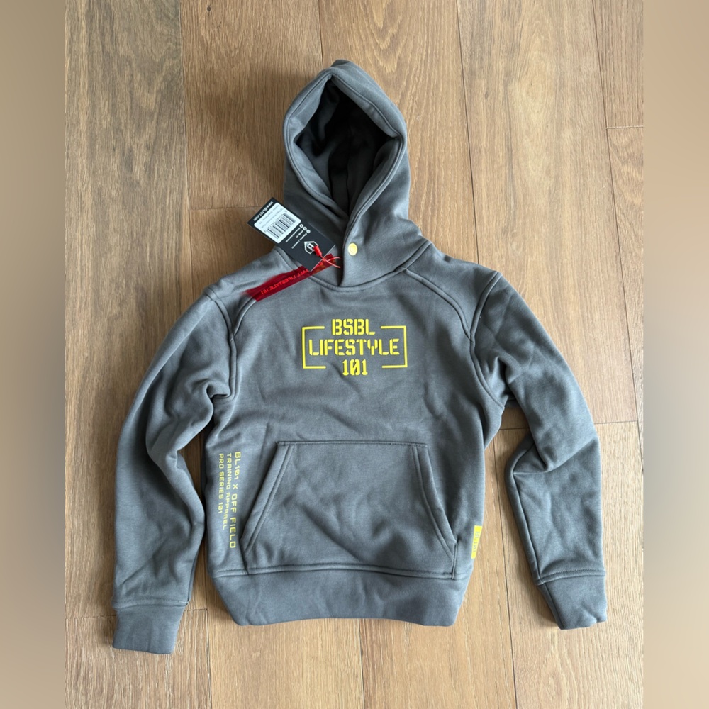 Baseball Lifestyle 101 Off Field Performance Youth Hoodie - NEW WITH TAGS